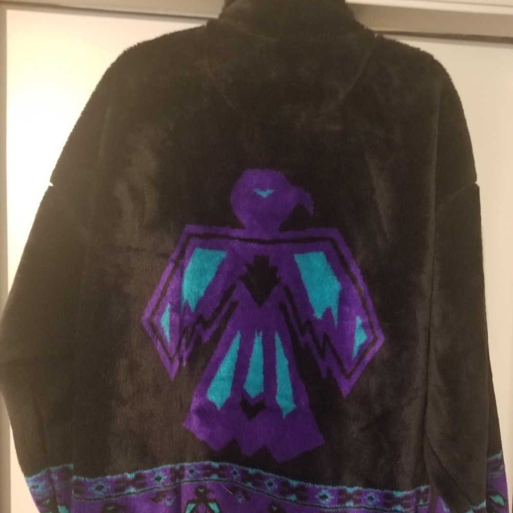 Plush Native American Southwestern Pattern Jacket